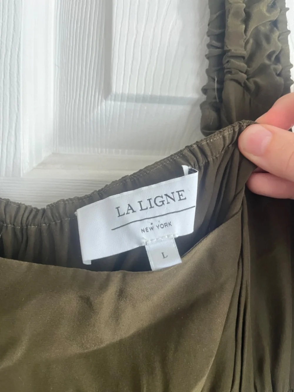 La Ligne Silk Midi Dress - Picture 5 of 10